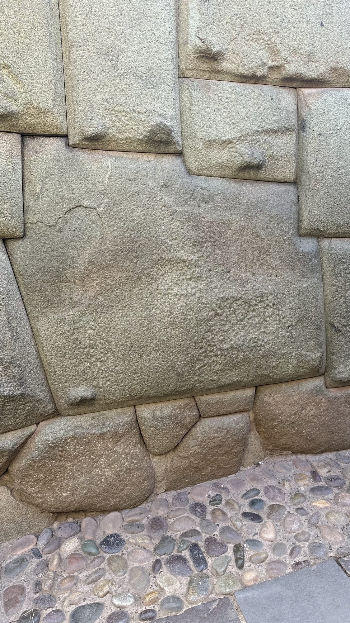 The famous twelve-angled stone fitted into an Inca wall